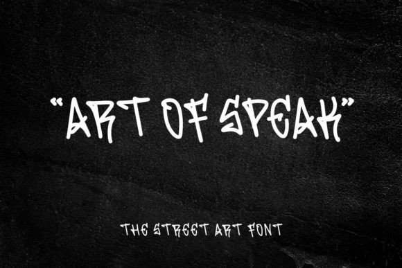 Art of Speak: The Street Art Font That Talks