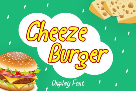 Cheeze Burger: The Fun Display Font for Bold Designs