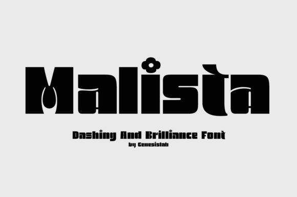 Discovering the Elegance of the Malista Family Display Font