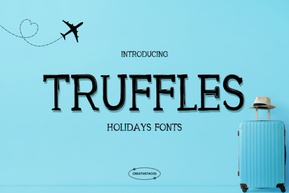 Elevate Your Festive Designs with the Timeless Charm of Truffles Holidays Font