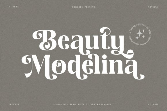 Evaluating Beauty Modelina: A Modern Serif for Elegant Branding
