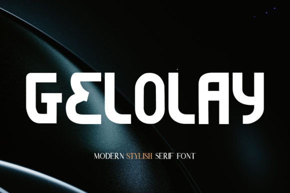 Gelolay: A Bold Display Font for Every Creator