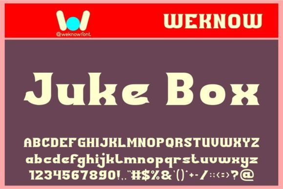 Juke Box: The Serif Display Font That Sings