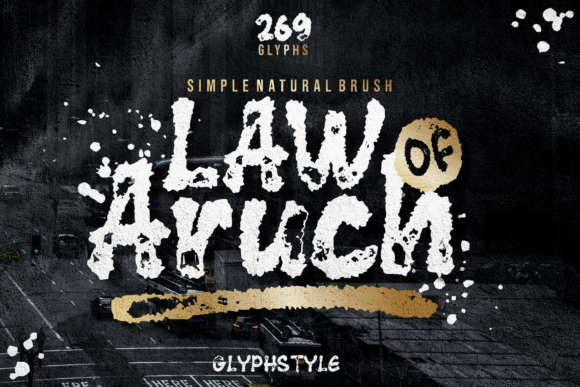 Law of Aruch: The Perfect Brush Font for Modern Design