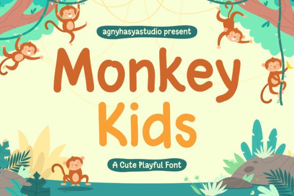 Monkey Kids: A Playful Font for Creative Projects