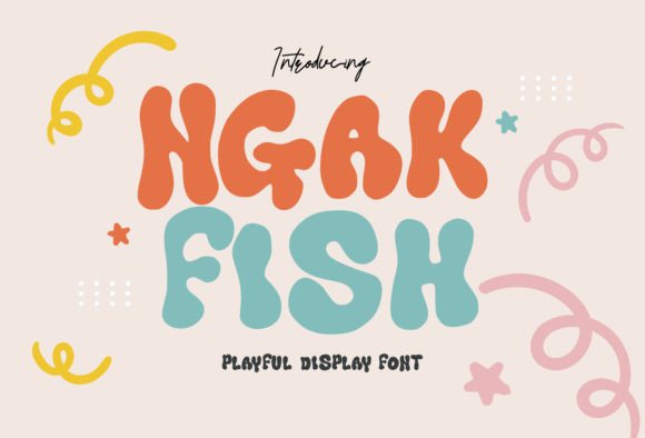 Ngak Fish: A Playful Font for Bold Designs