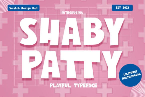 Shaby Patty: The Playful Retro Font for 90s Vibes
