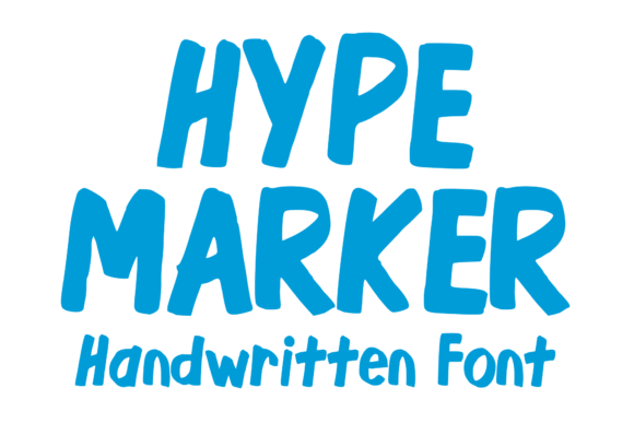 Unleashing Creativity with Hype Marker: The Ultimate Hand-Lettered Font for Modern Design
