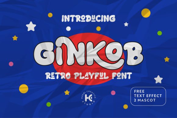 Unleashing Retro Charm: The Versatility of Ginkob and Ginkob Retro Playful Font