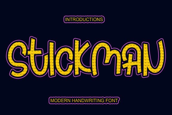 Unlocking the Charm of Stickman: A Guide to Handwritten Script Typography